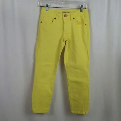 Cabi Womens Jeans Sz 0 Short Yellow Tapered Ankle Style #760 Limon Bree Cropped • $24.95