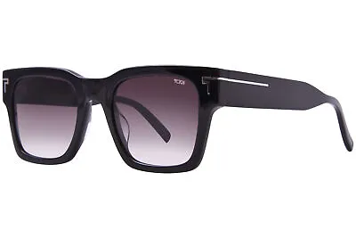 Tumi STU508 1BLA Sunglasses Men's Black/Grey Cat Eye 52mm • $174.95