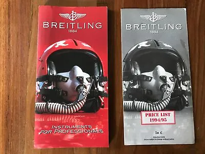 £30 • Buy Breitling Vintage Catalogue 1994/95 With UK Price List