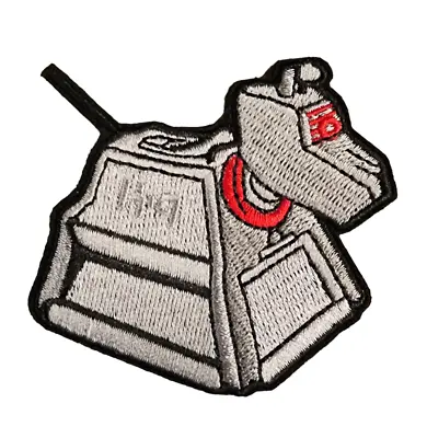 Iron On Patch Featuring Doctor Who K9 Mark I Robot Dog The Invisible Enemy • £7.60