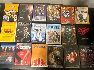 Lot Of 18 Various Musical Music Dvds Movies • $4.99