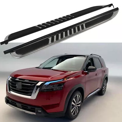 Fits For Nissan Pathfinder 2022+ Fixed Running Board Side Step Nerf Bar Stairs • $639.45