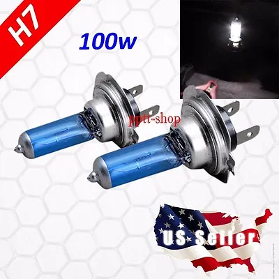 H7 Halogen Xenon Headlight Bright White 5000K 100w Lamp Light Bulb High Beam • $8.80