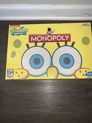 SpongeBob SquarePants Monopoly Board Game- Open Box Complete 2014 Google Eye • $15.50