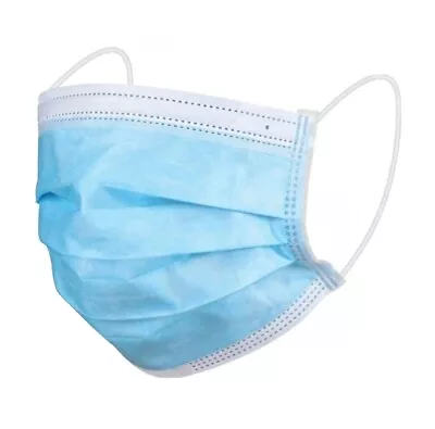 100 X Face Mask Disposable Masks Blue  Surgical Masks. Non Medical • £7.99