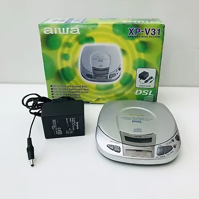 £34.99 • Buy Aiwa • CD Player • Portable •  XP-V30 • Working • Vintage • Boxed