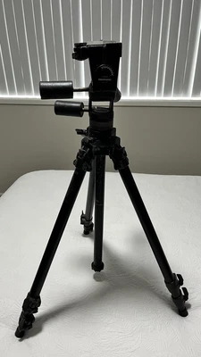 $50 • Buy Manfrotto Tripod Model #055 And 029 MK2 Head With Quick Release Plate
