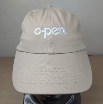 O-pen Adjustable Strapback Baseball Hat/cap Beige Vaping/cannabis • $9.99