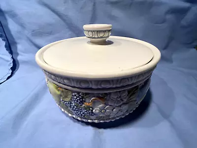 Metlox Vernonware-VERNON FLORENCE CASSEROLE & LID 2 QUART-Near Mint • $49.59