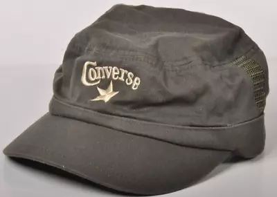 Converse OSFM Army Green Mesh Vent Hiking Camping Logo Hat Cap Strap Back Adult • $26