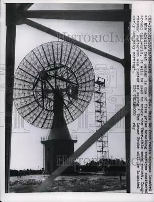 1958 Press Photo 60 Foot Radio Anela Missile Test Center Tracking Station Cape • $19.99