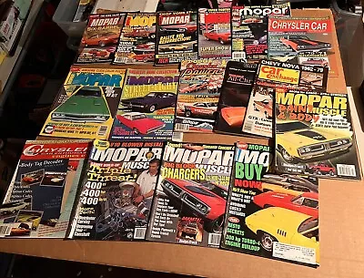 Lot Of 16 Magazines Mopar Muscle Cars + More View Photos  • $39.99