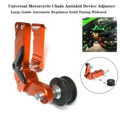 $30.91 • Buy Universal Motorcycle Modified Chain Adjuster Large Guide Automatic Regulator Kit