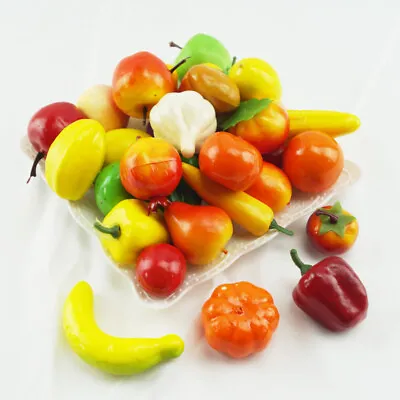 £2.68 • Buy Lifelike Fruits Vegetable Plant Artificial Food Model Home Party Photography Art