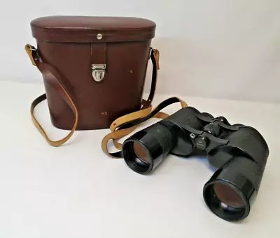 Vintage Carl Zeiss Jena Dodecarem 12x50B Binoculars With Leather Case • £150