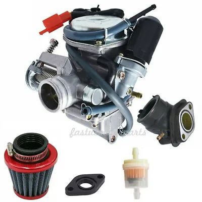 GY6 125 150 CC SCOOTER Moped Carburetor  For ATV Gokart Roketa Taotao Sunl Tank • $31.77