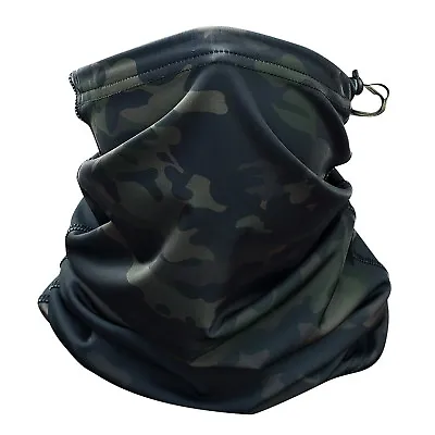 Multicam Tube Neck Gaiter Warmer Half Face Mask Scarf Headwear Headband Cycling • $10.98