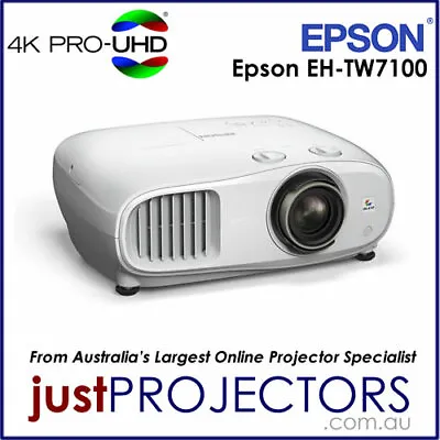 $2479 • Buy Epson EH-TW7100 4K Home Theatre Projector. Aussie Release! Brand New 2yr Wrnty
