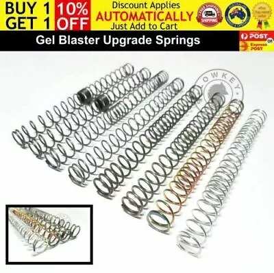 Upgrade Spring 1.2 1.3mm 1.4 1.5mm Gel Blaster Gen8 J9 J10 SCAR-V2/M4A1/MKM2/ACR • $8.94