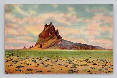 Postcard Ship Rock Monadnock San Juan County New Mexico Vintage Linen F14 • $4.49