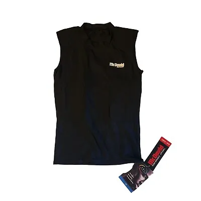 McDavid Men's Padded Sleeveless Black Body Shirt Size Medium NWT • $22.40