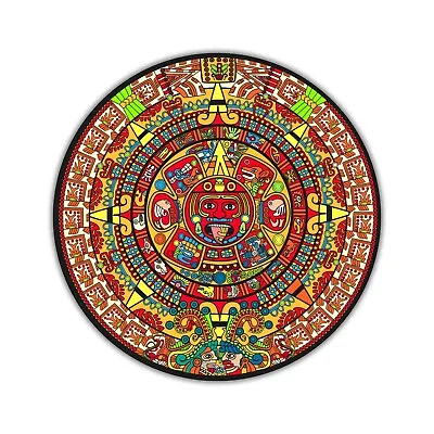 Maya Aztec Calendar Sticker Decal Mayan Mexico Colorful Tribal Car Bumper Vinyl • $12.99