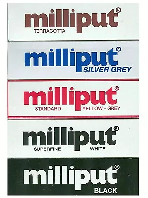 Milliput Epoxy Putty Direct Standard Terracotta Grey Black White 4oz 113g Pack • £7.49