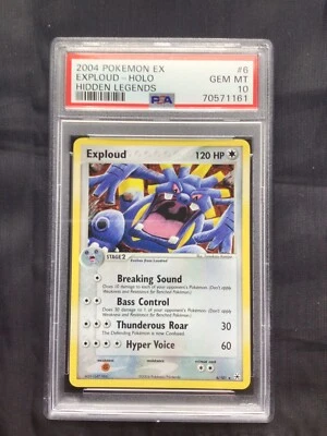 £21 • Buy Pokemon Cards: EX Hidden Legends Rare Holo: Exploud 6/101: PSA 10