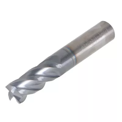 1/2  4 Flute 1-1/4  LOC Carbide End Mill 3  Overall Length-TiALN COATED • $24.26