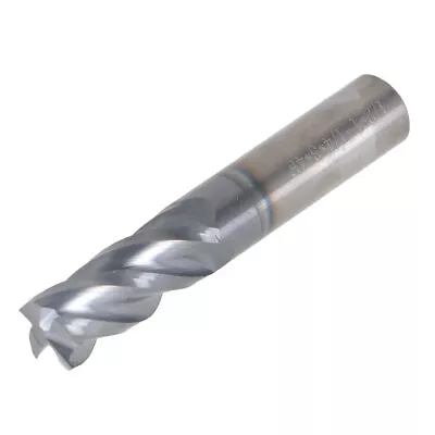 1/2  X 1-1/4  X 3  4 Flute Variable Helix Solid Carbide End Mill AlTiN Coated • $24.01