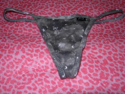 $10.99 • Buy Victoria's Secret PINK Sexy V-String Strappy Thong LOGO Constellation NWT