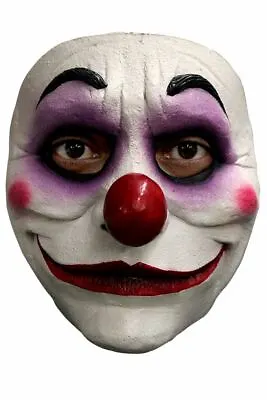 £9.99 • Buy Purple Evil Clown Latex Face Mask Scary Halloween Horror