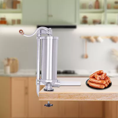 5lbs Stainless Steel Sausage Stuffer Vertical Sausage Maker Meat Filler Machine • $39.90