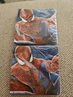 $4.99 • Buy Spider Man Spiderman Birthday Party Supplies Napkins New Lot