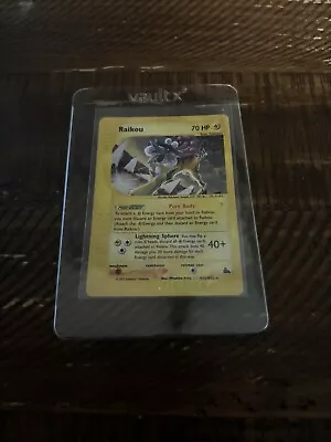 Raikou H26/H32 - Holo Rare Skyridge Set TCG Pokemon Card HP/DMG • $104.99