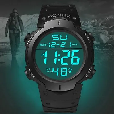 $15.35 • Buy Men's Waterproof Sports Watches Shock Analog Quartz Digital Wrist Watch Gift