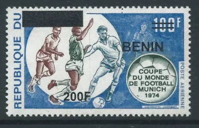 BENIN 2008 Mich 1531  Opt On Mich 541 200f On 100f Football U/m Cat 50 Euros • $18.67