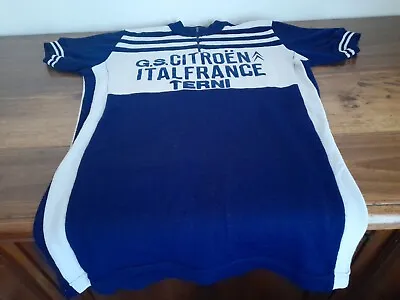 £45.83 • Buy Vintage '80 Cycling Citroen Terni Italy Shirt Shirt. Wool