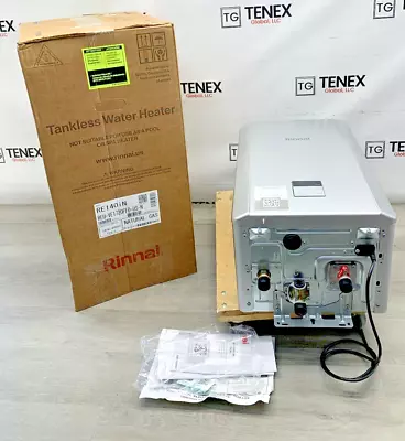 Rinnai RE140iN Indoor Tankless Water Heater 140K BTU Natural Gas (P-17 #5694) • $749.99
