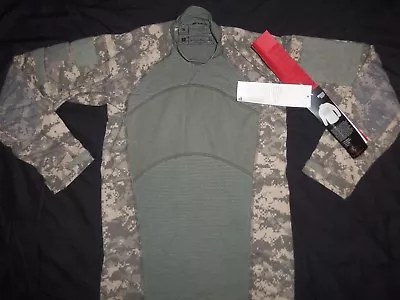 ACU SHIRT MASSIF GEAR COMBAT SMALL Nwt MADE USA MILITARY FR ACU DIGITAL CAMO S-R • $17.76