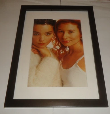 £14.99 • Buy BJORK AND TORI AMOS(circa 1994)-framed Picture