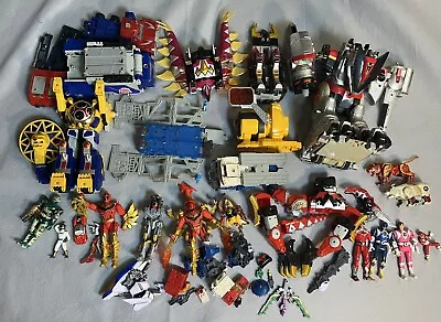 LOT Vintage BANDAI Power Rangers MEGAZORD / Takari / Transformers PARTS / READ!! • $75