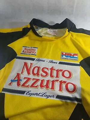 Valentino Rossi Era Polini Nastro Azzurro Honda T-shirt Official Team HRC XL • £46