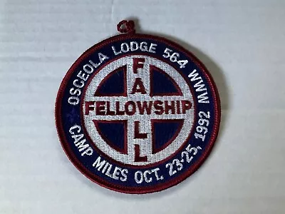 Osceola Lodge 564 1992 Fall Fellowship Event Patch Florida OA Sw • $4.95