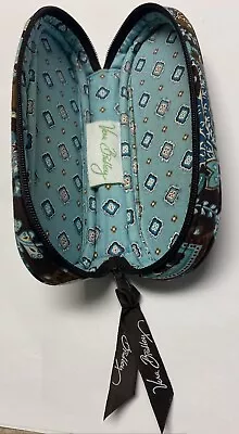 Vera Bradley Eye Glasses Case| Bali Blue Floral & Blue Java | Retired Print • $15