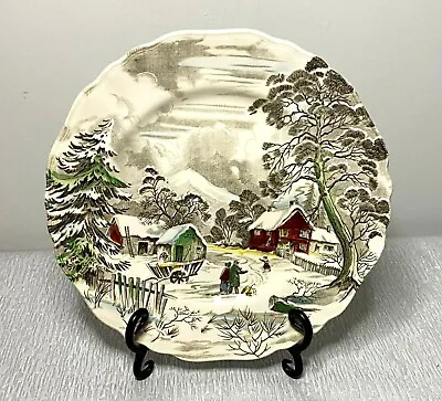 One (1) J&G Meakin Staffordshire WELCOME HOME- 10  Dinner Plate • $28