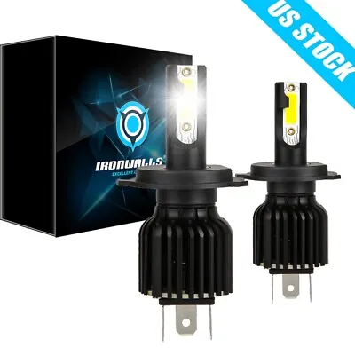 2x H4 9003 For Motorcycle 6000K LED Hi/Lo Beam Light Bulb Super Bright Headlight • $19.79