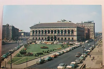 Massachusetts MA Boston Public Library Copley Square Postcard Old Vintage Card • $0.50