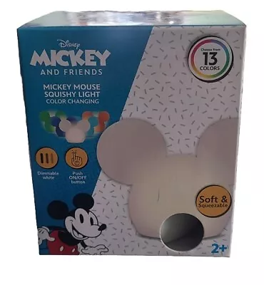 Mickey Mouse 13 Different Colors Head Night Light Color Changing Squishy • $19.98