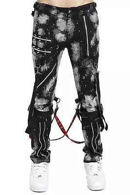 Tripp NYC Bleach Stud Bondage Pants - Bondage Pants Goth Mall Goth Punk • $129.99